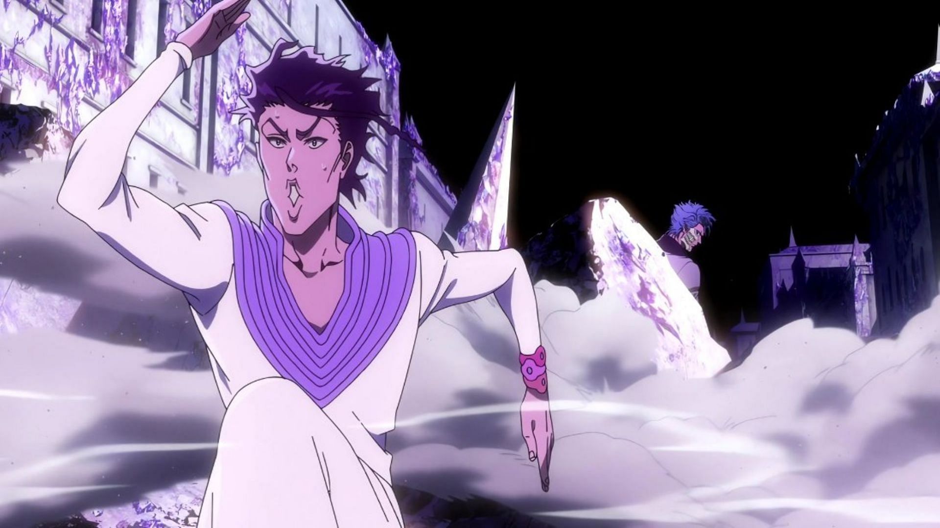 Askin runs away from Grimmjow (Image via Pierrot Films)