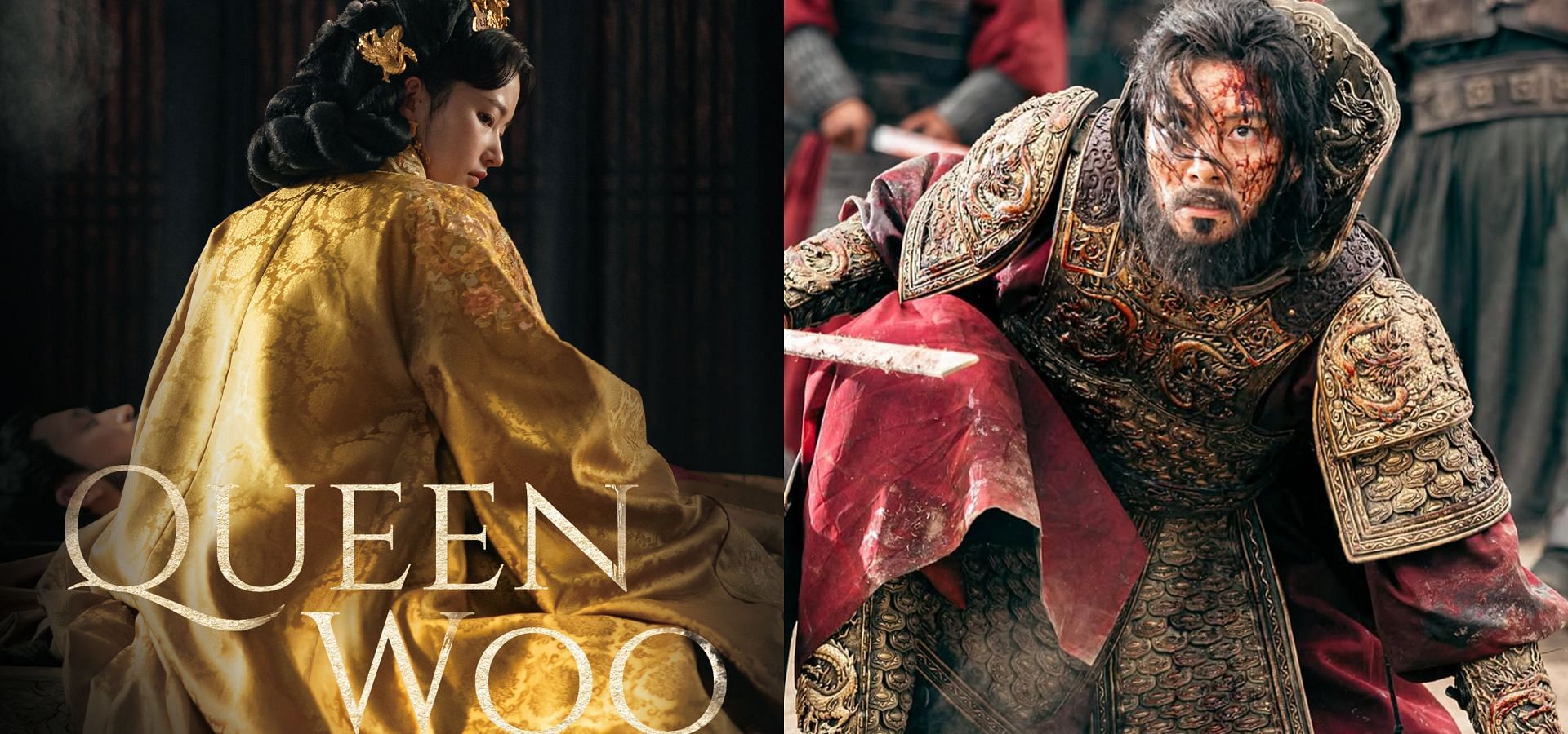 Queen Woo. (Image via X/@tvN_Asia and Instagram/@jichangwook)