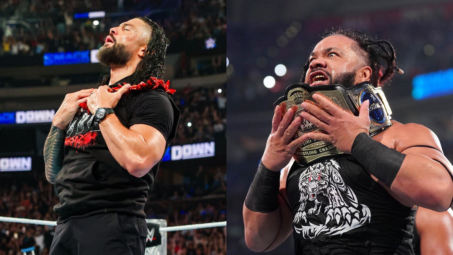 Roman Reigns and Jacob Fatu! [Image credits: WWE.com]