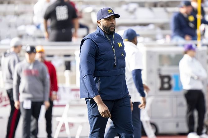 Sherrone Moore's Michigan Wolverines offer scholarship to elite DE in the Class of 2027