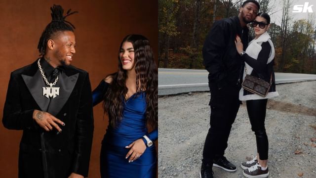 In Photos: Ronald Acuna Jr.'s wife Maria Laborde matches Braves superstar's  head-to-toe look on private jet getaway