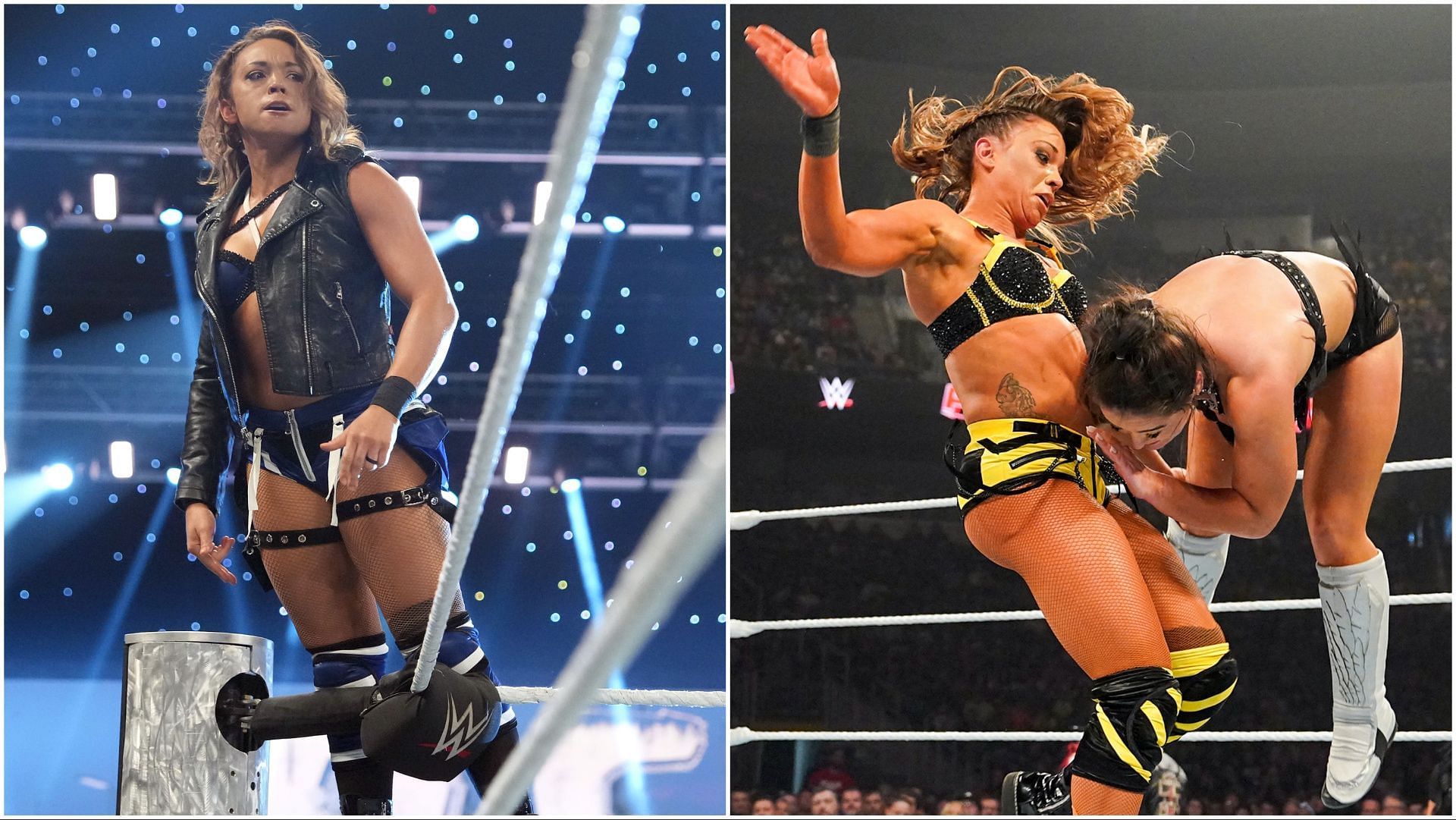 Zoey Stark in action on WWE RAW