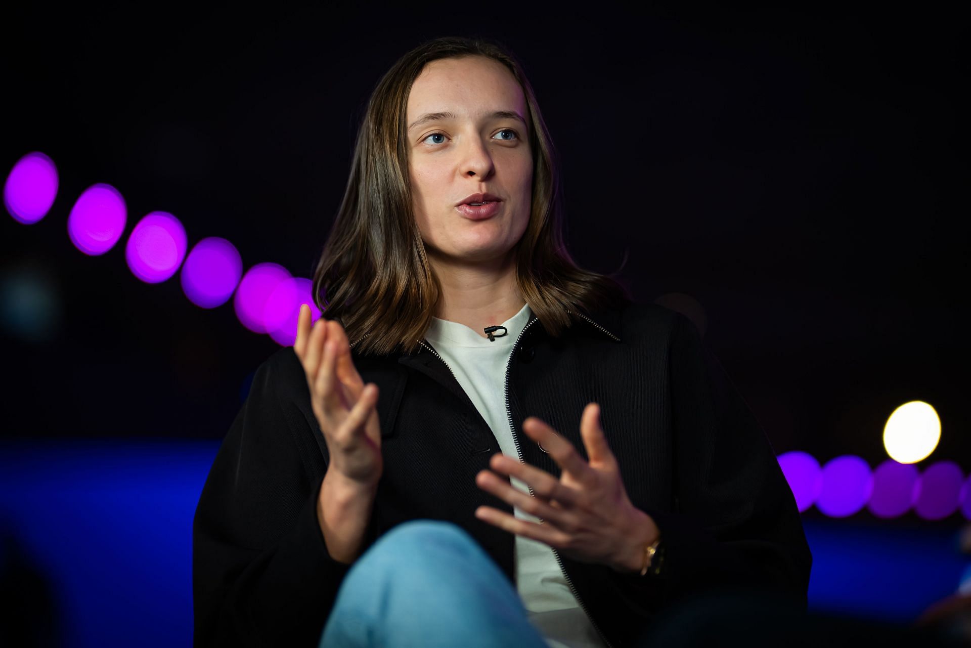 Iga Swiatek at the WTA Finals 2024. (Photo: Getty)