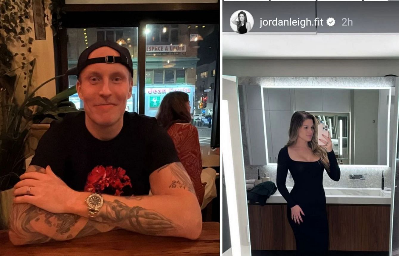 Patrik Laine and fiancee Jordan Leigh (Credit: @jordanleigh.fit)