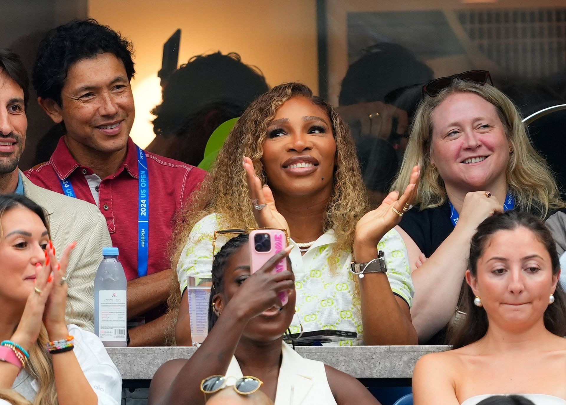 Serena Williams at the 2024 US Open (Source: Getty)