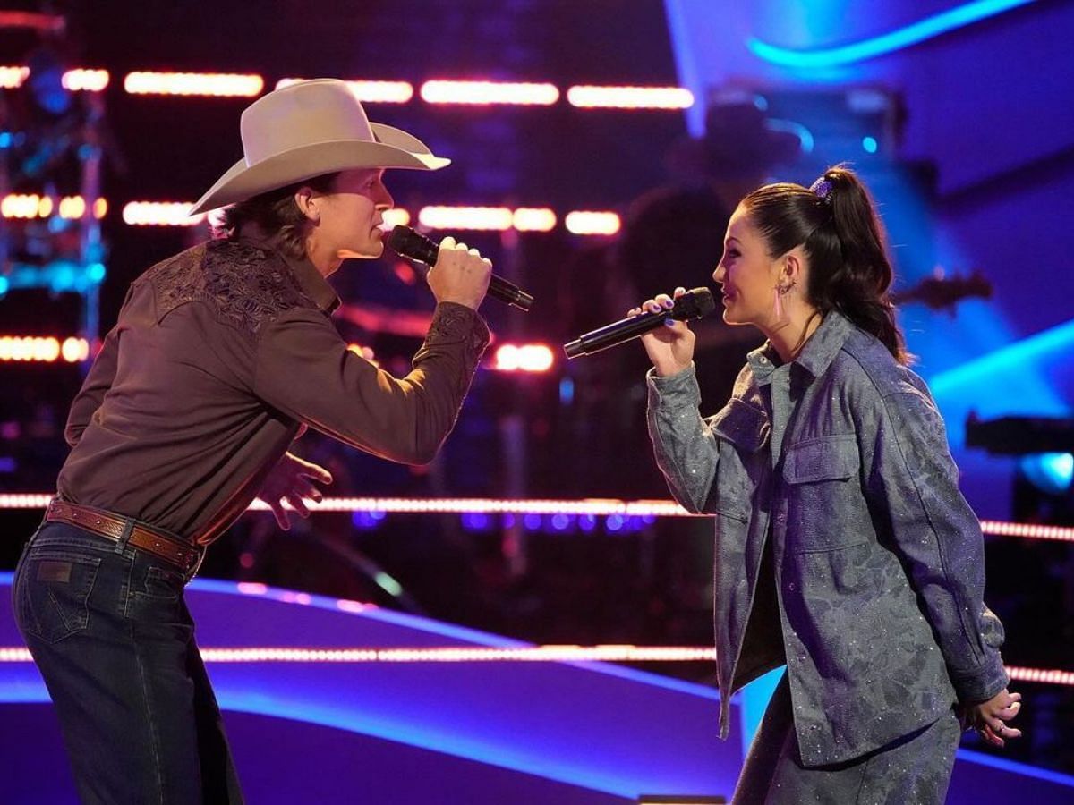 Rowdy Shea and Camryn Brooks from The Voice season 26 (Image via Instagram/@camrynbrooks)