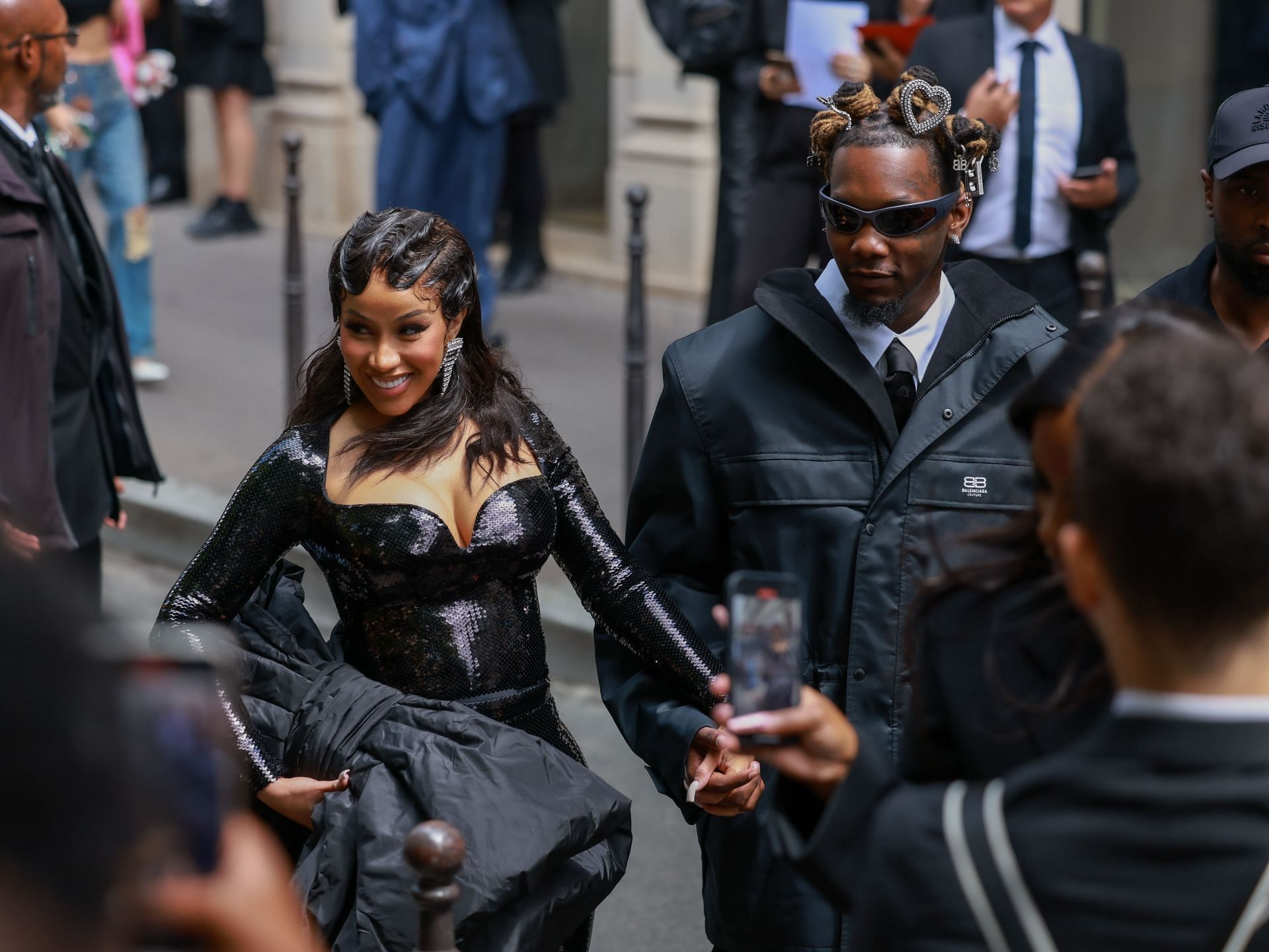 Balenciaga : Outside Arrivals - Paris Fashion Week - Haute Couture Fall/Winter 2023/2024 - Source: Getty (Photo by Arnold Jerocki/Getty Images)