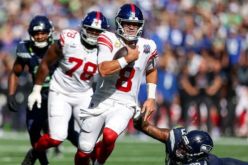 Daniel Jones at New York Giants v Seattle Seahawks - Source: Getty