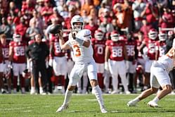 Quinn Ewers stats today: How did the Texas star perform against Arkansas?