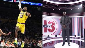 Shaquille O'Neal speculates NBA could honor LeBron James with MVP award as 'farewell' gesture