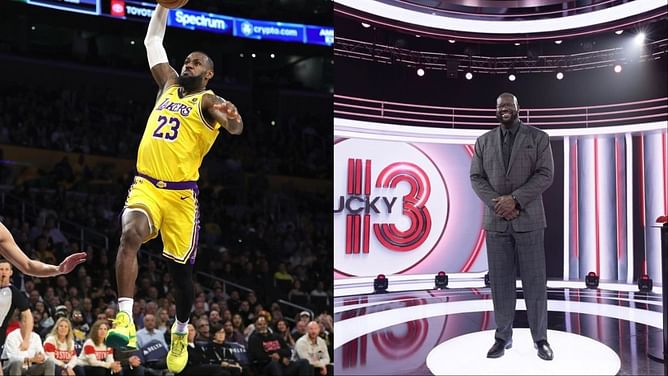 Shaquille O'Neal speculates NBA could honor LeBron James with MVP award as 'farewell' gesture