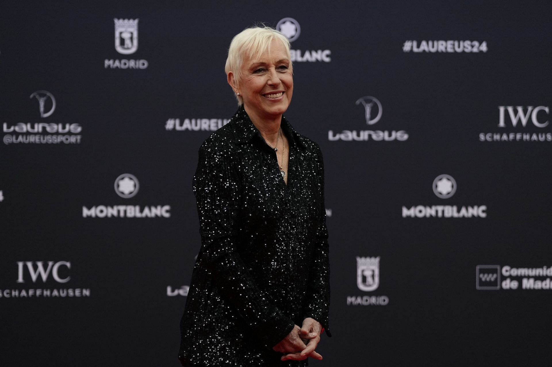 Martina Navratilova at the 2024 Laureus World Sports Awards (Source: Getty)