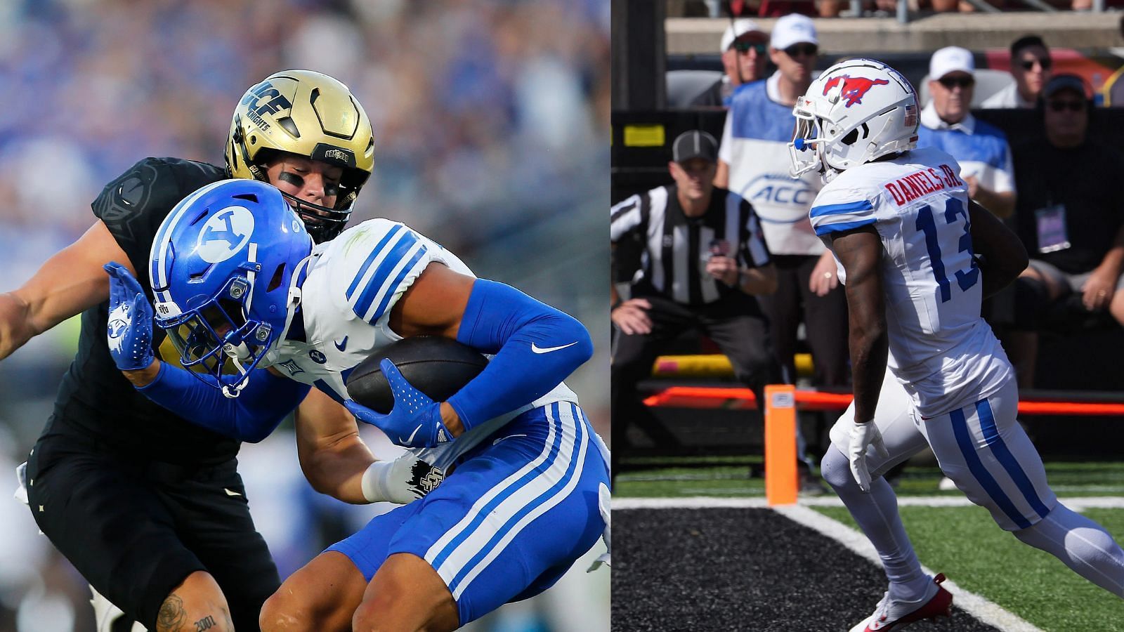 BYU and SMU are two potential deserving teams that could get left out of the CFP. (Photo Credits: IMAGN)