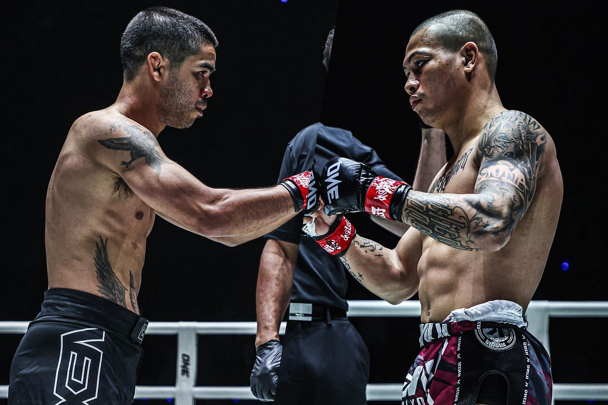 Danial Williams (left) Thongpoon (right) [Photos via: ONE Championship]