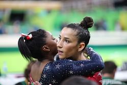 "Aly Raisman was going to cry, and then she's going to make me cry" - When Simone Biles explained her emotions during all-around win at Rio Olympics