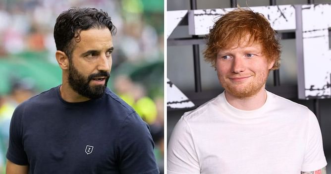 "It was nothing special" - Manchester United head coach Ruben Amorim gives hilarious response over Ed Sheeran gatecrashing interview