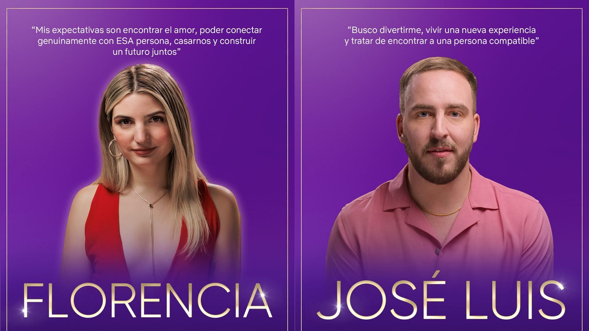 Florencia and Jose Luis from Love is Blind: Argentina (Image via Tudum by Netflix)