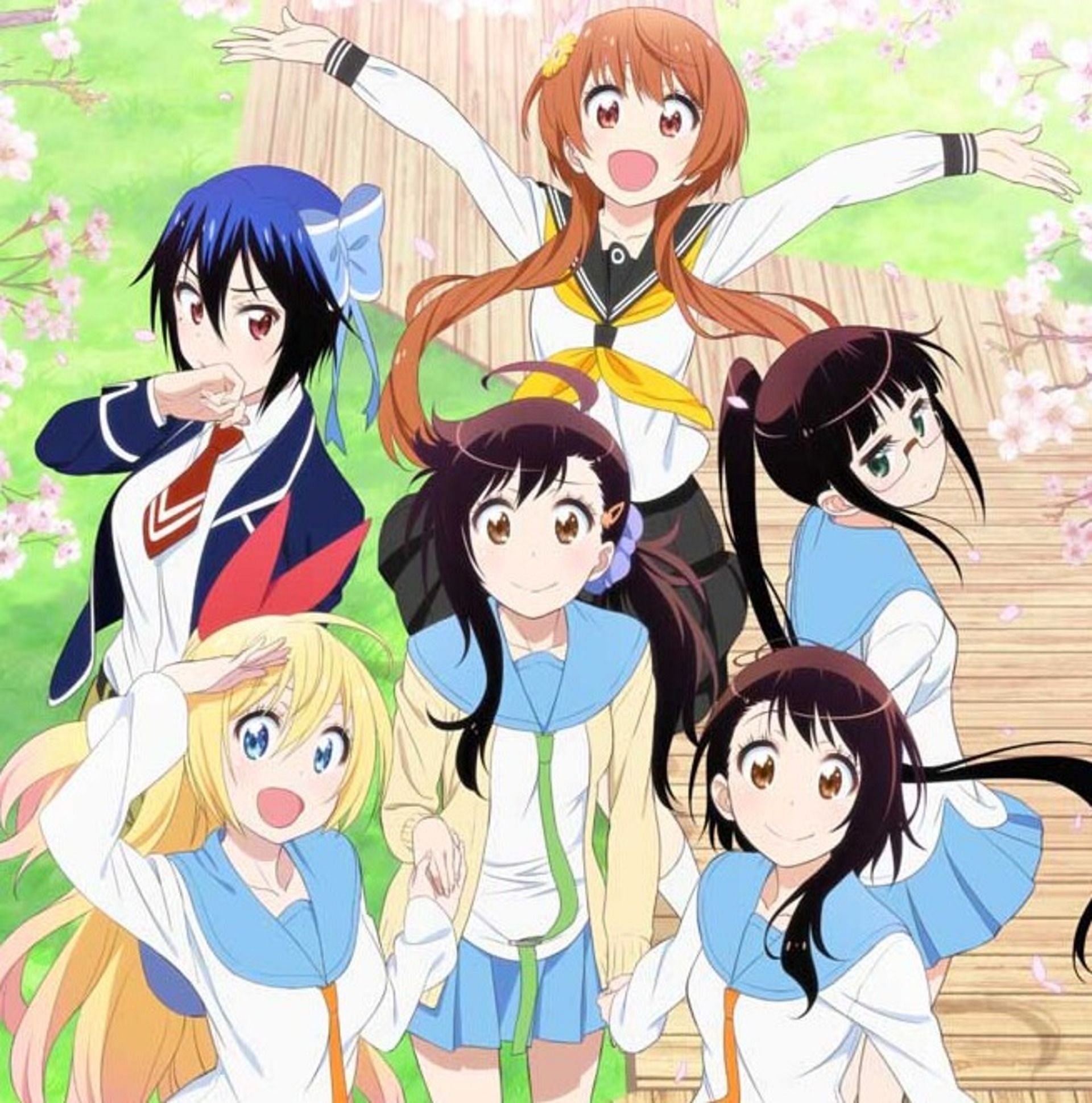 Harem anime: Nisekoi (Image via Shaft)