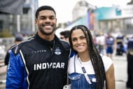 2023 Acura Grand Prix Of Long Beach - Sydney McLaughlin-Levrone with Andre Levrone (Source: Getty)