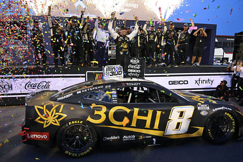 Kyle Busch's last win at Enjoy Illinois 300 with 3CHI - Source: Imagn