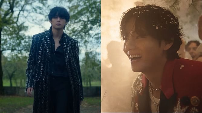 “You will always be famous and so loved!”- Fans react as crowds gather for BTS' Taehyung's 'Winter Ahead' MV screening at Shinsegae Square