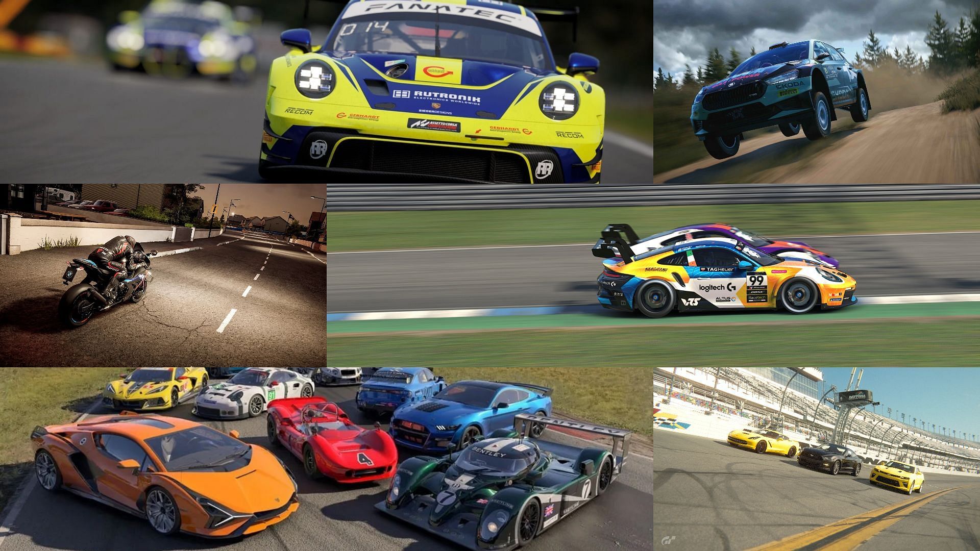 Some great realistic racing games to play in 2024 (Image via EA, Kunos Simulazioni, Forza, Milestone SRL, iRacing, Sony)