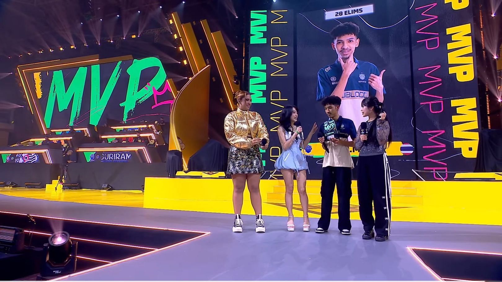 Buriram United was star performer of FFWS 2024 Point Rush (Image via YouTube/Free Fire Esports)