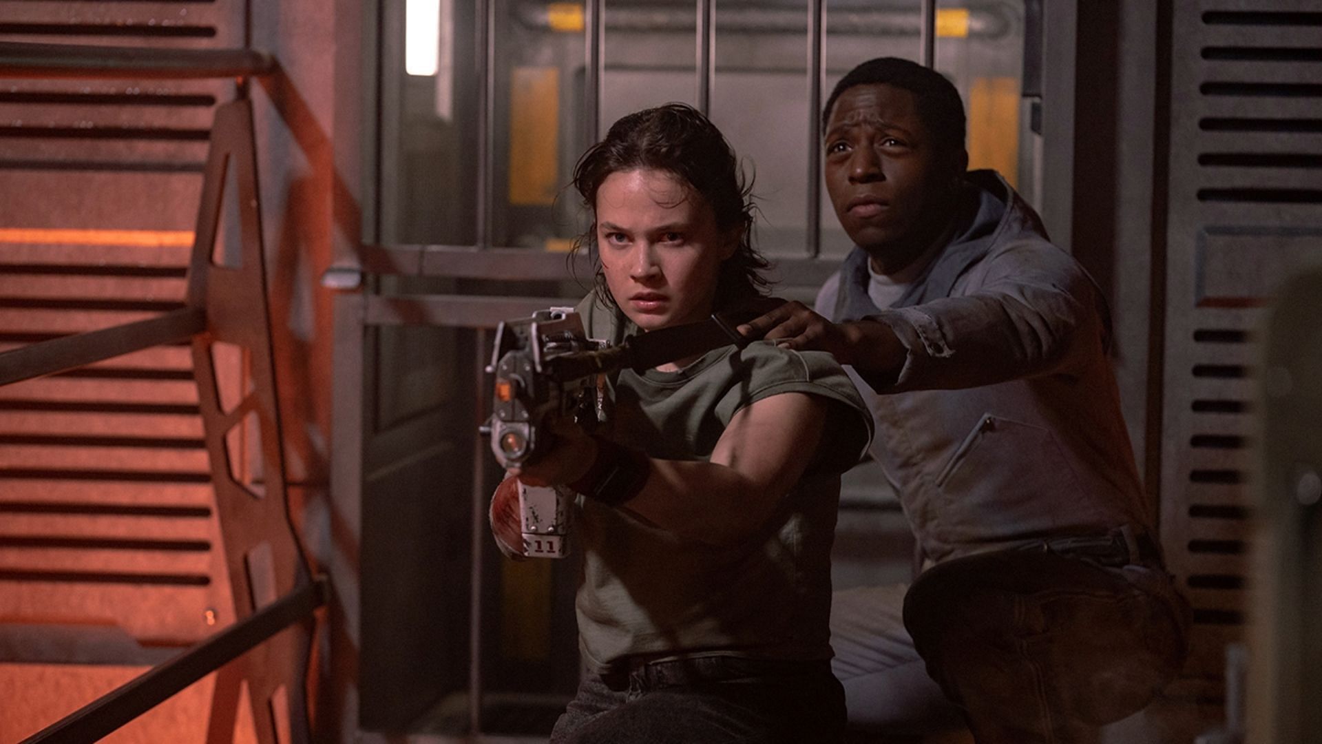 Cailee Spaeny and David Jonsson in Alien: Romulus (Image via 20th Century Studios)