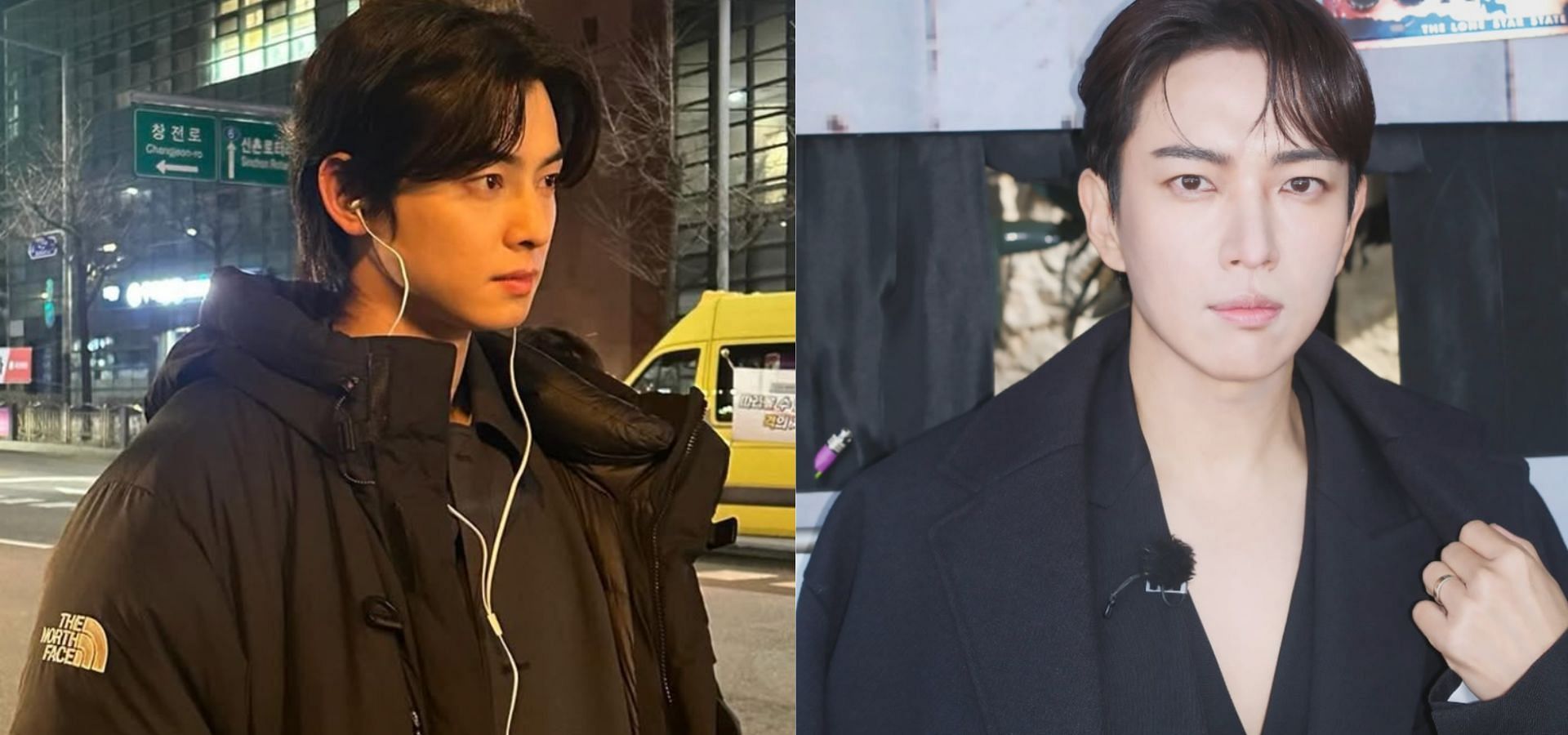 TV personality Jang Sung-kyu apologizes to Cha Eun-woo on Instagram. (Images via Instagram/@eunwo.o_c and @jangsk83)