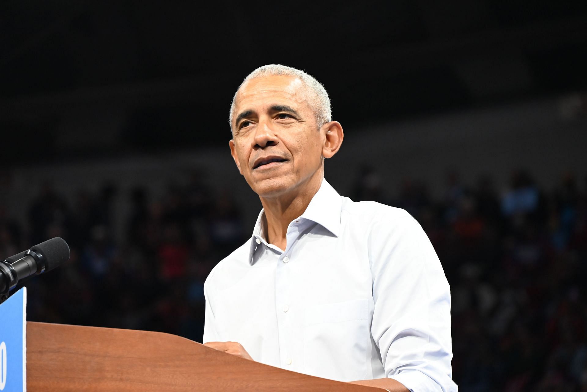 Former US President Barack Obama speaks in Wisconsin - Source: Getty