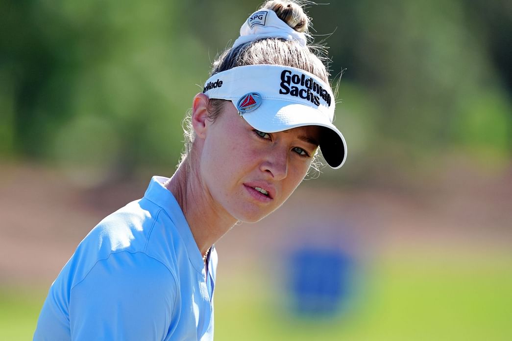 WATCH Nelly Korda swings at the CME Group Tour Championship as she