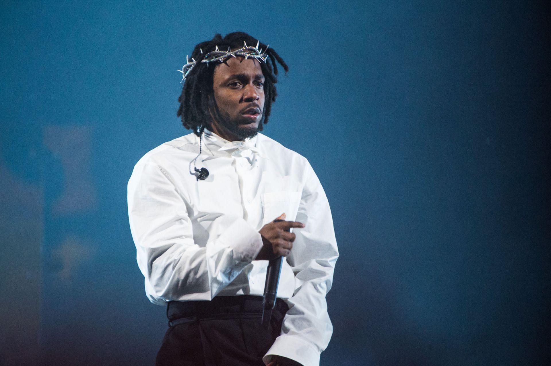 Kendrick Lamar at the Glastonbury Festival 2022 (Image via Getty)