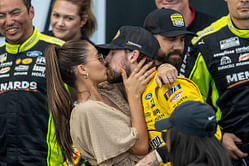 Ryan Blaney's fiancé Gianna publicly expresses love for her man following his Martinsville victory