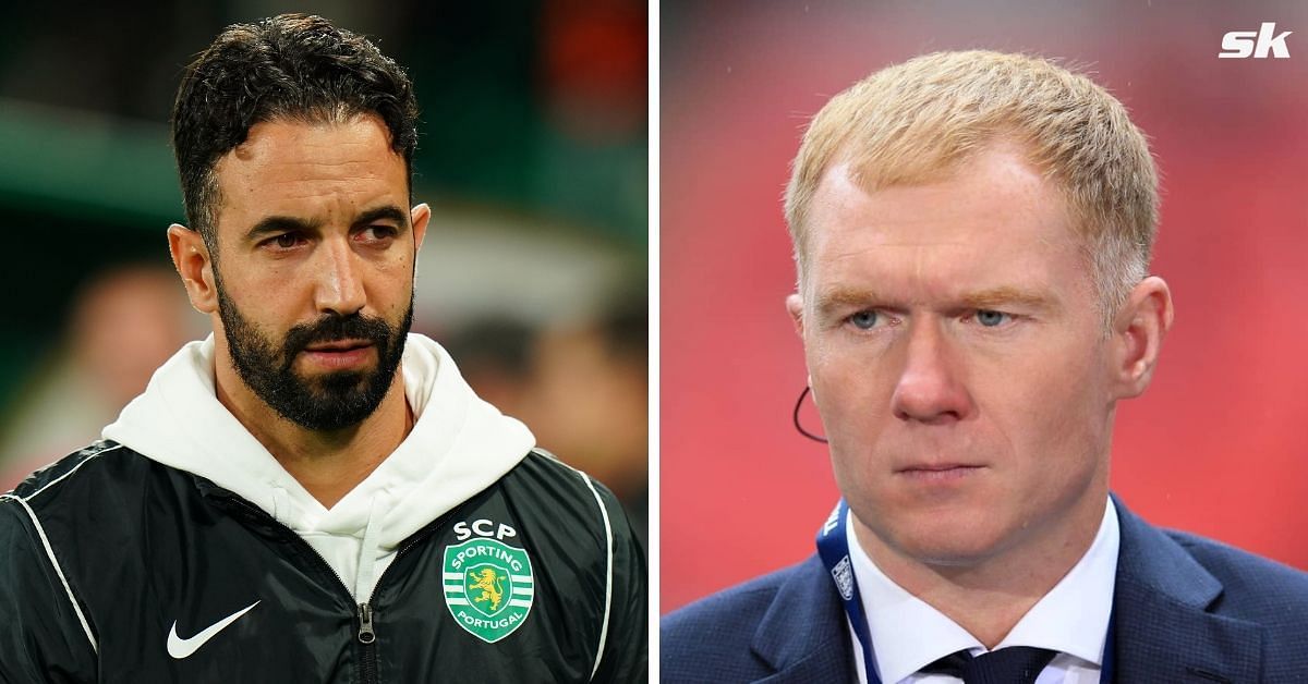 Ruben Amorim (left) &amp; Paul Scholes (right) - (All Images from Getty)
