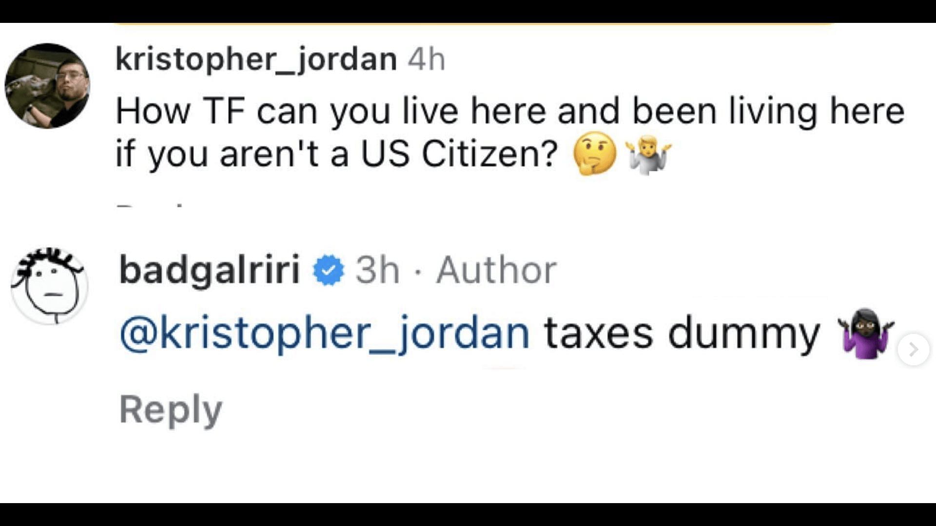 Rihanna responds to a netizen who questioned if she is a US citizen: Reactions explored. (Image via Instagram)