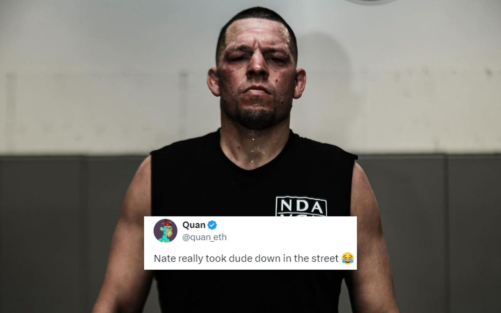 Fans react to Nate Diaz