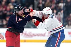 Watch: Habs' Brendan Gallagher chucks knuckles with Zach Werenski in spirited tilt