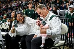 Tom Izzo's daughter Raquel drops 4-word reaction following Michigan State Spartans' 94-91 win vs. UNC