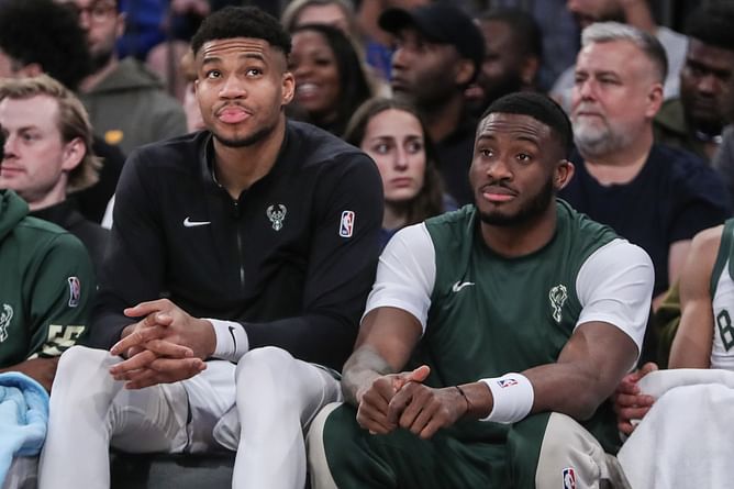 Giannis Antetokounmpo's brother draws NBA royalty comparisons for hybrid offensive game: "He's between LeBron and KD"
