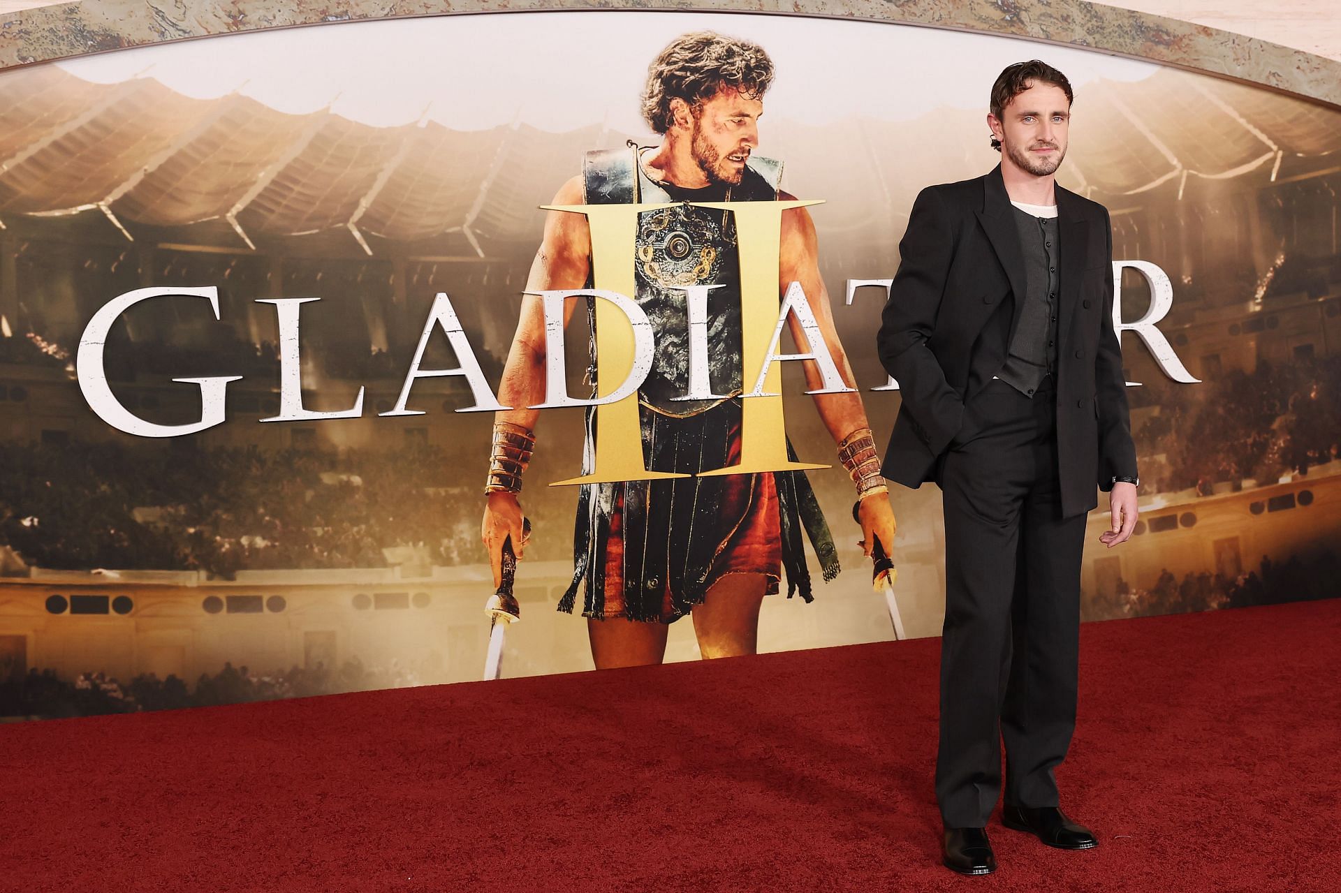 Paul Mescal at the Los Angeles premiere of the movie (Image via Getty)