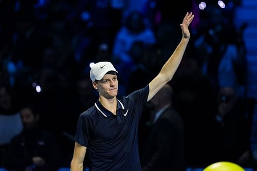 Jannik Sinner at the ATP Finals 2024. (Photo: Getty)