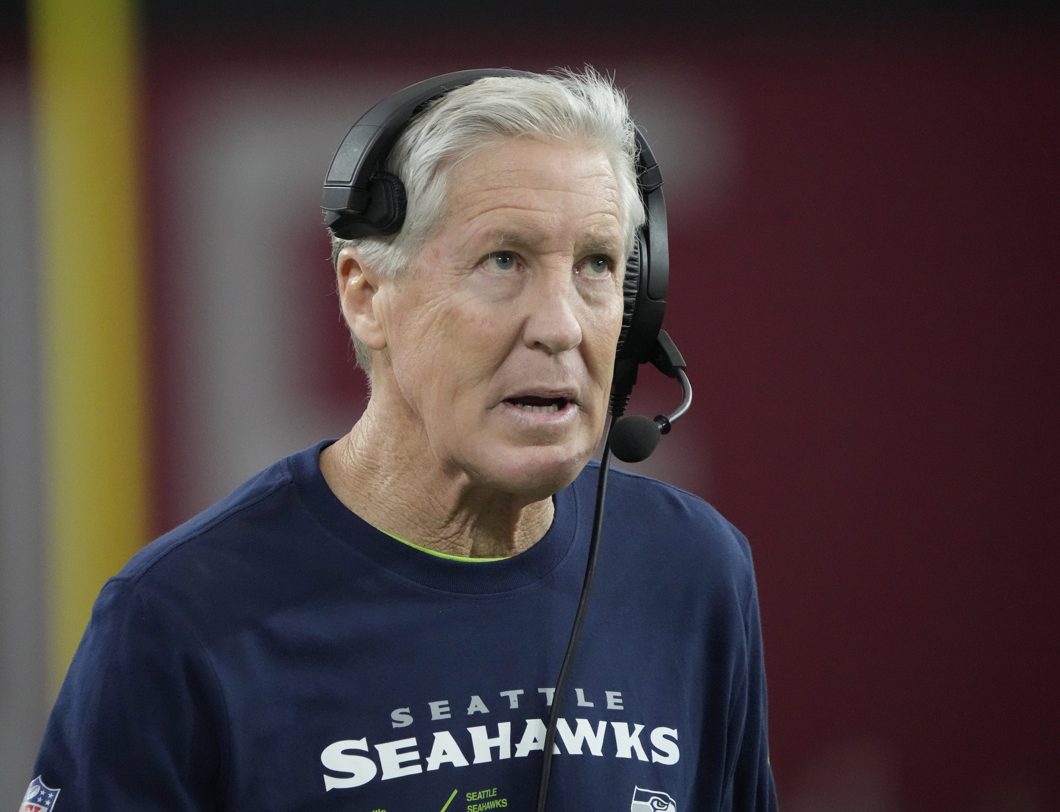 Pete Carroll at Seattle Seahawks game - Source: Imagn