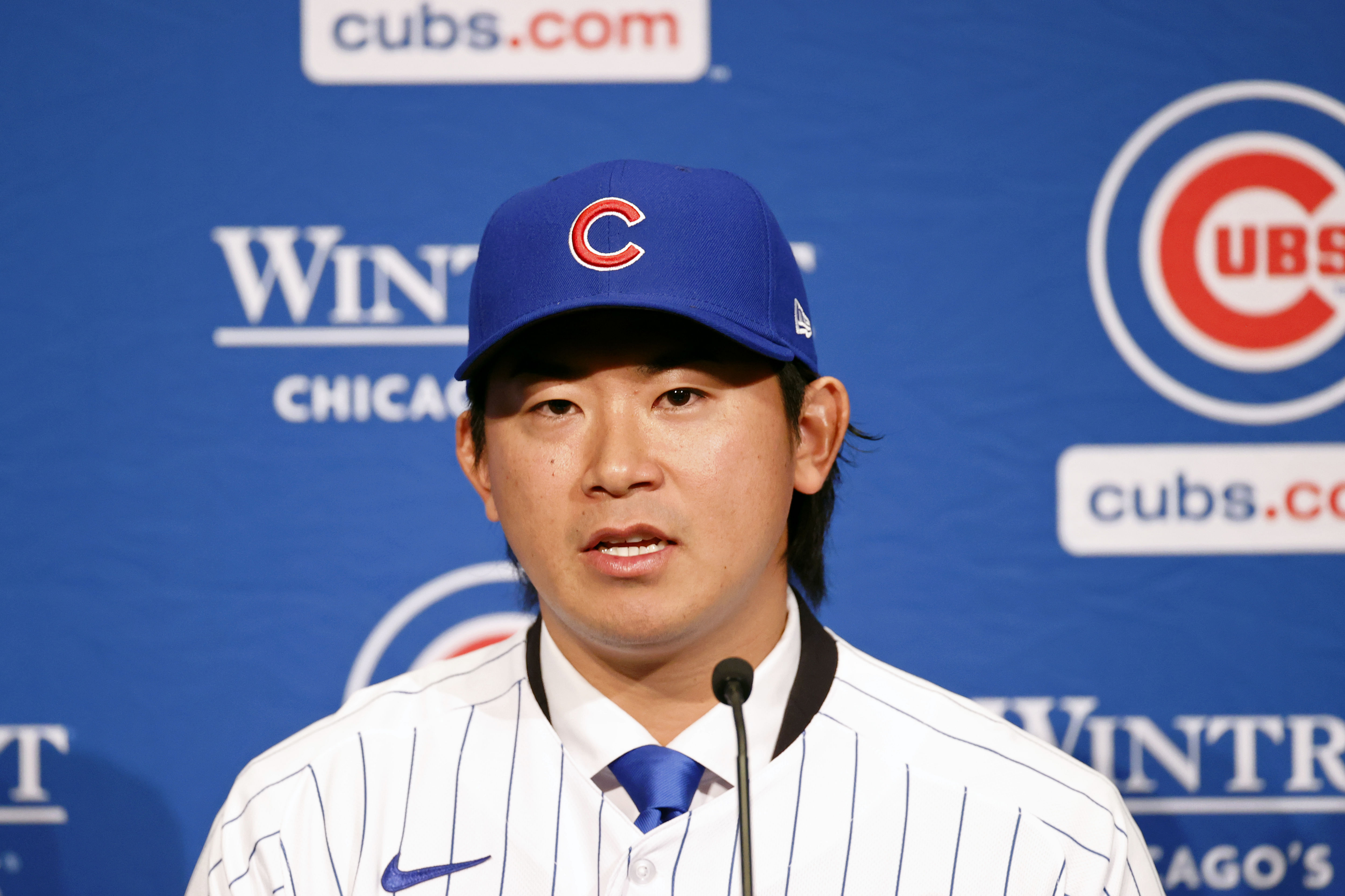 MLB: Chicago Cubs-Press Conference - Shota Imanaga (Image Source: IMAGN)