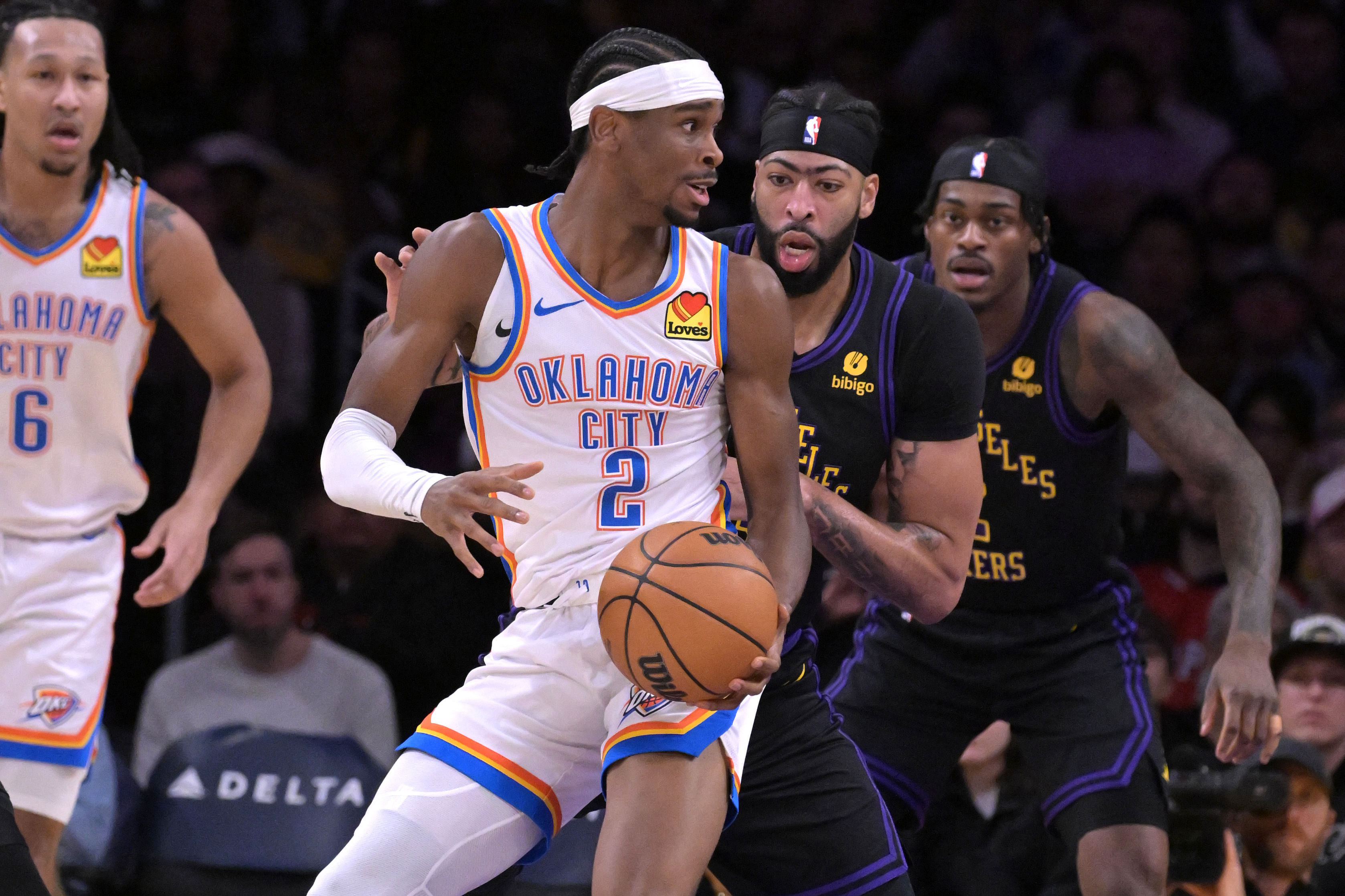 NBA: Oklahoma City Thunder at Los Angeles Lakers - Source: Imagn