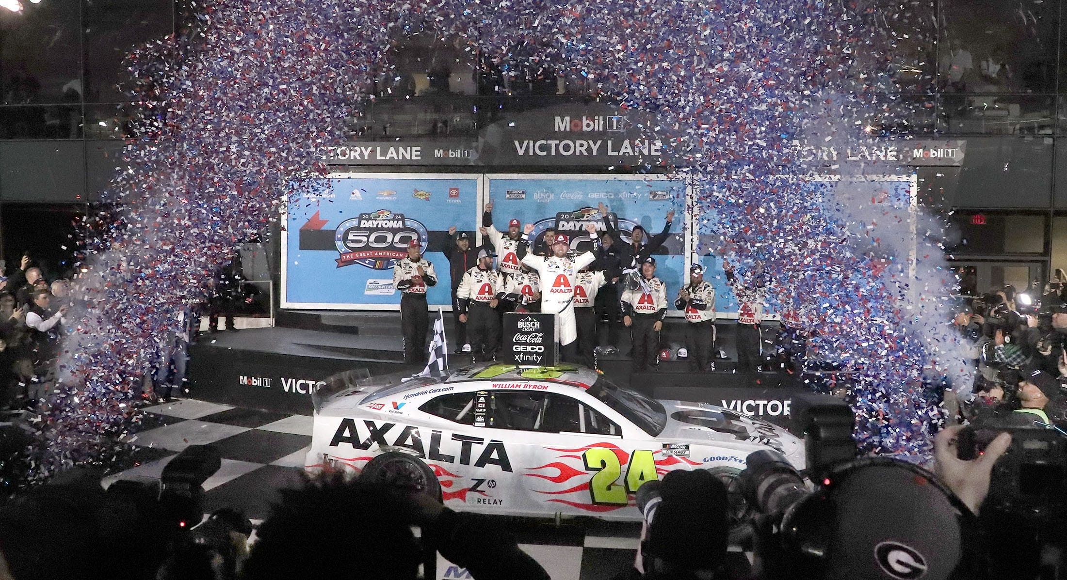 William Byron secured his first Daytona 500 win this year - (Source: Imagn)