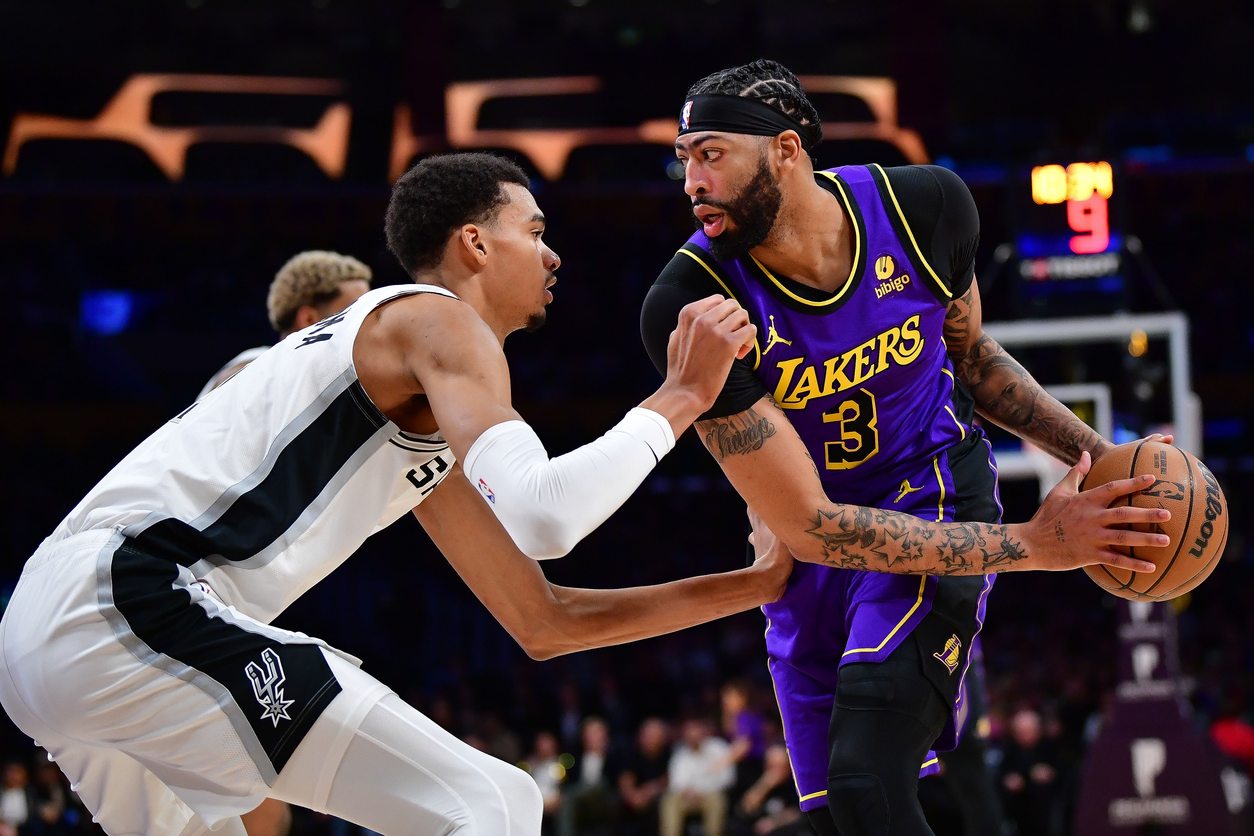 NBA: San Antonio Spurs at Los Angeles Lakers - Source: Imagn