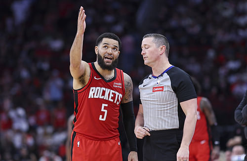 Fred VanVleet has a history with NBA referees. (Photo: IMAGN)