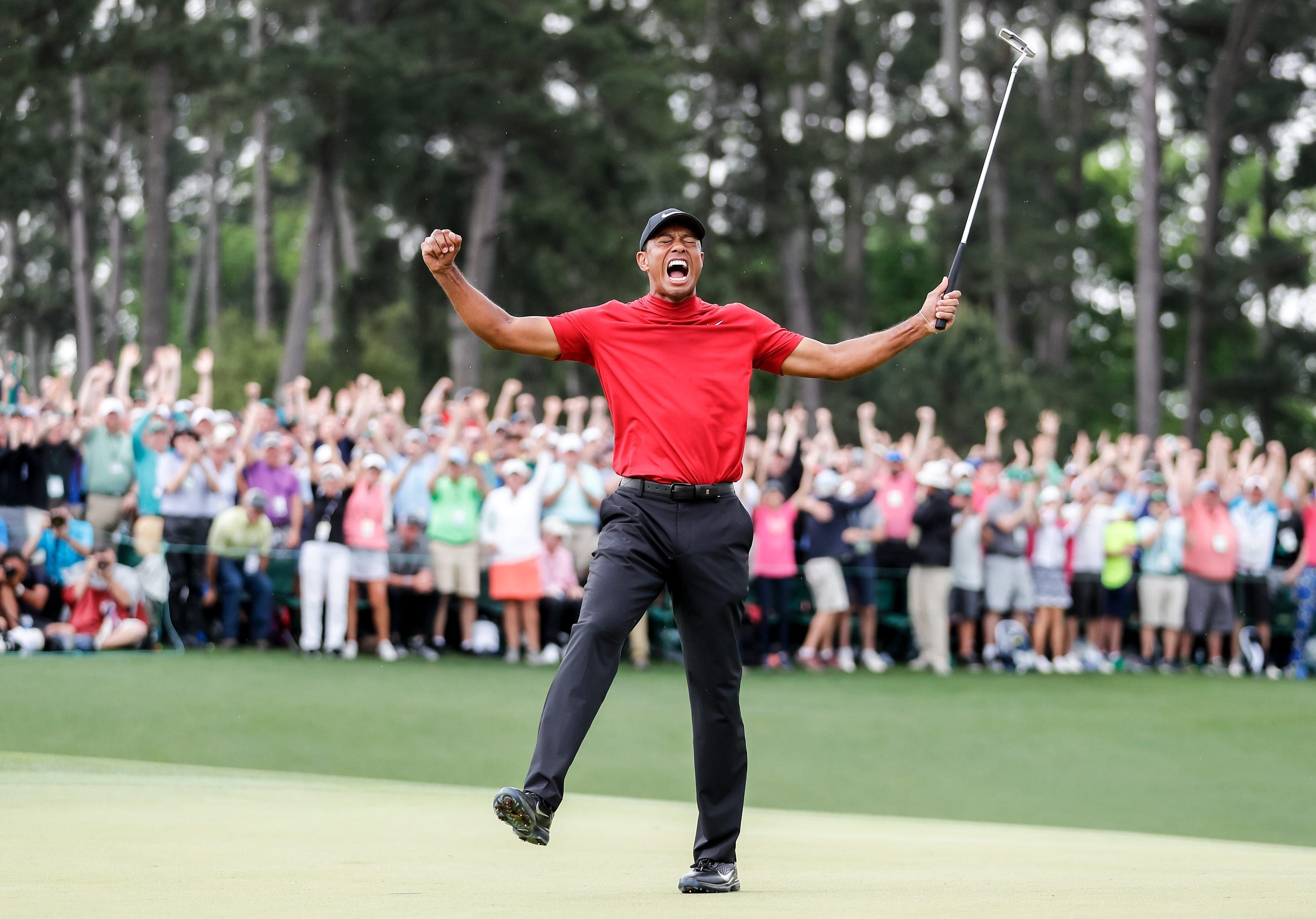 Tiger Woods at the 2019 Masters (Source: Imagn)