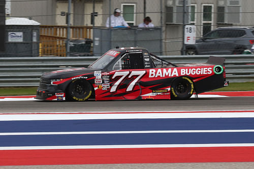 NASCAR Truck Series driver Chase Purdy (77) during the XPEL 225 at Circuit of the Americas (Source: Imagn)