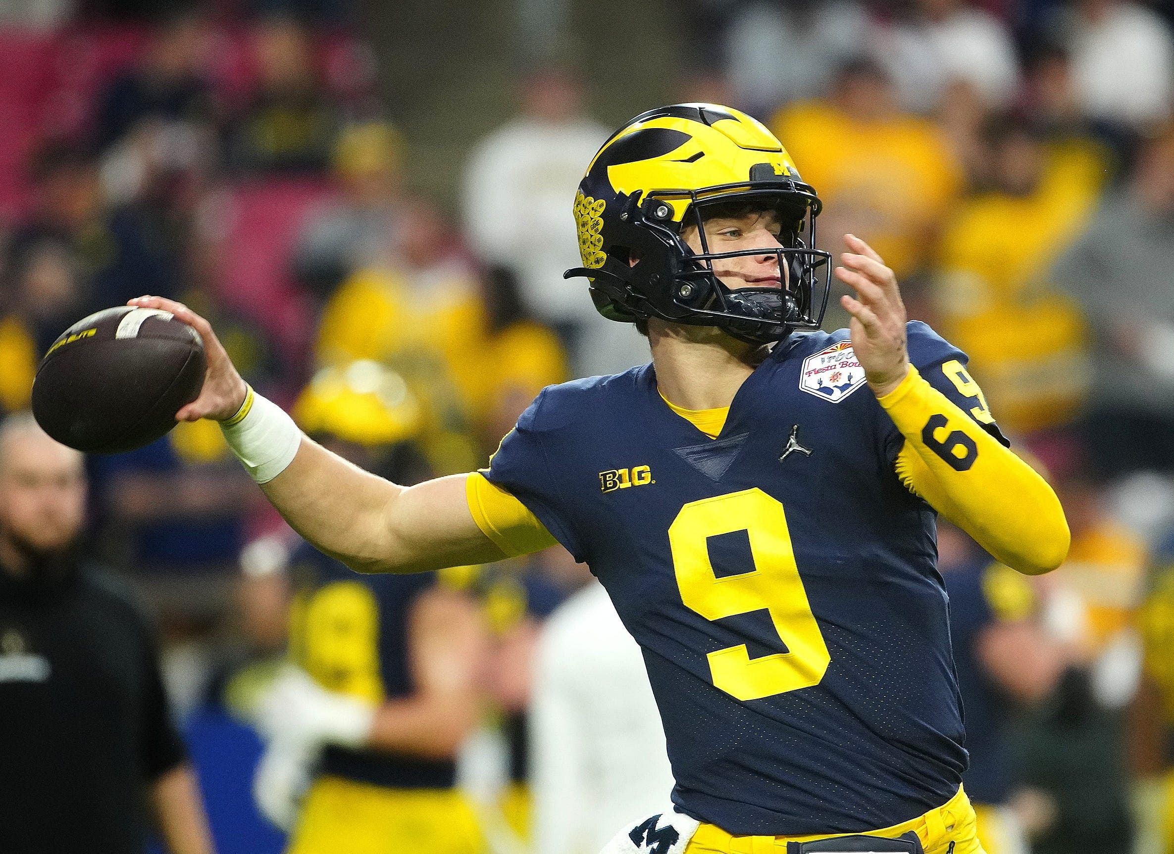 Former Michigan QB J.J. McCarthy - Source: Imagn